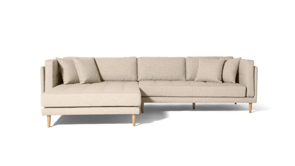 Cali chaiselong sofa i beige