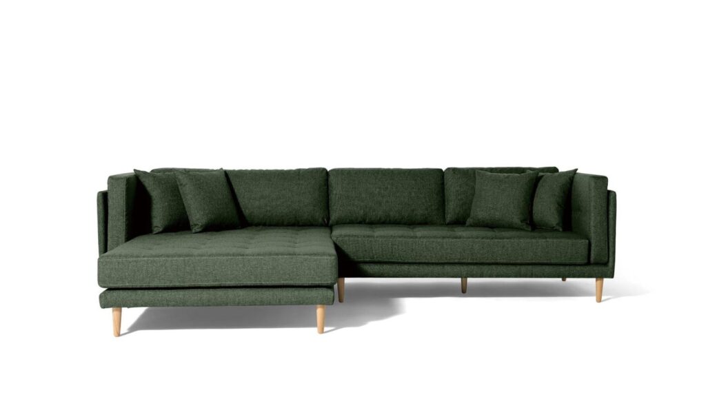 Cali chaiselong sofa mørk