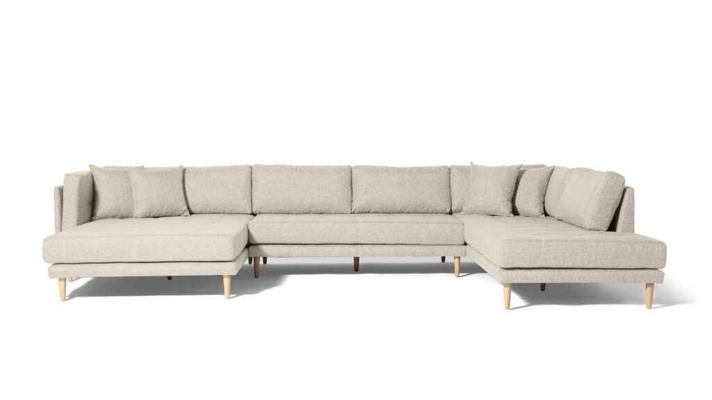 Cali u-sofa i beige