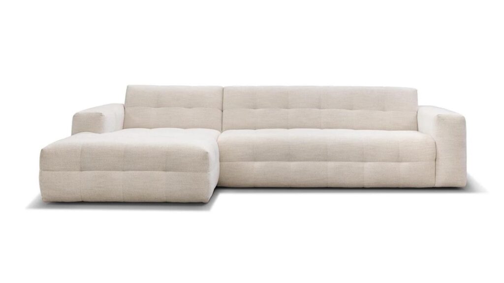 Paris chaiselong sofa i creme